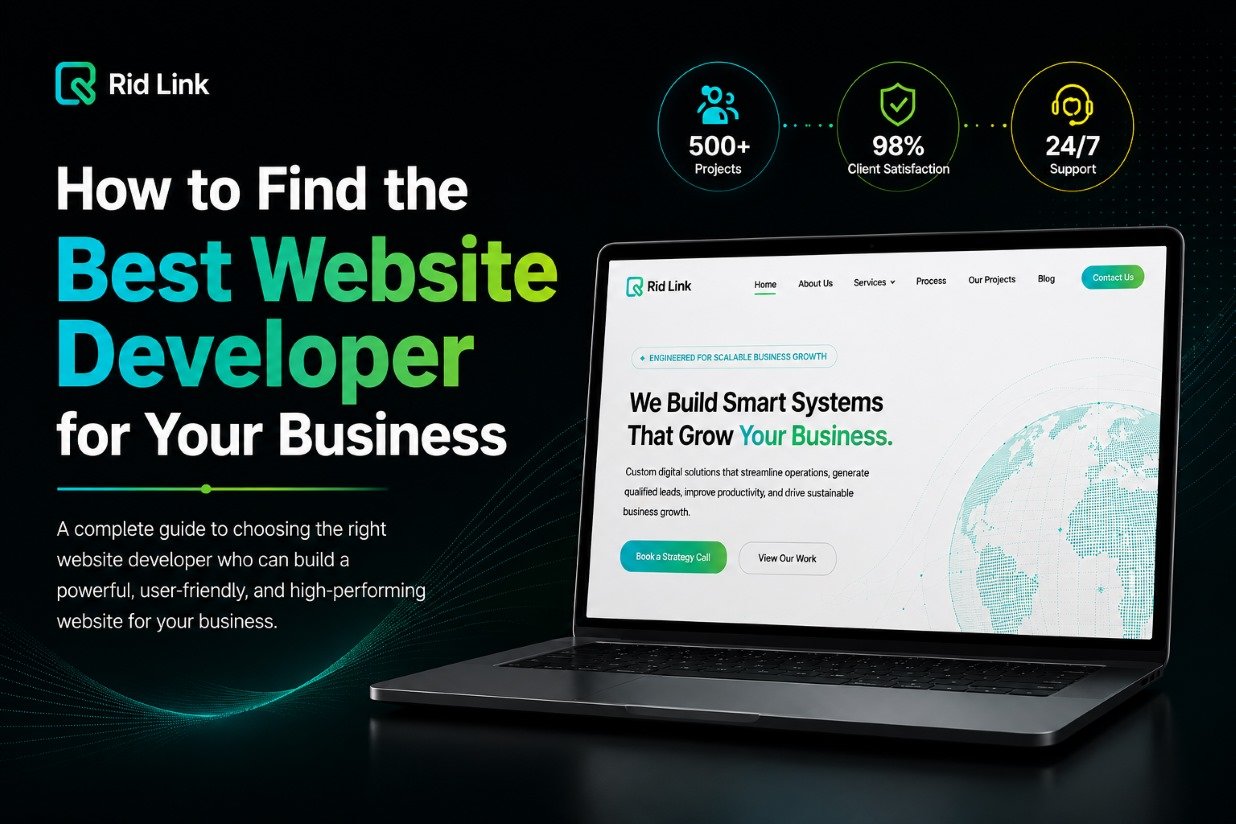 How to choose the best website developer for a custom business website project