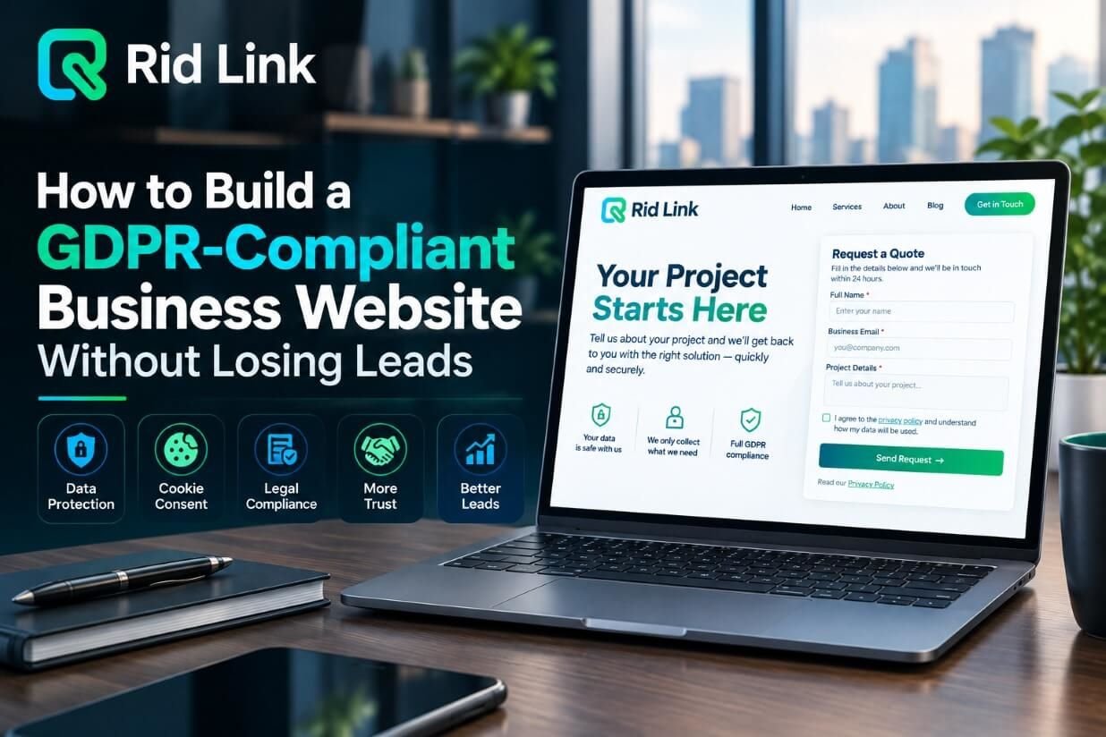 How to build a GDPR-compliant business website without losing leads
